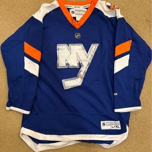 NEW YORK ISLANDERS Reebok Blue and Orange NHL Jersey